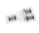 Ausgewähltes Bild der Sammlung - Push-In Y Fittings Edelstahl Und PP