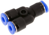 Ausgewähltes Bild der Sammlung - Push-In Y Fittings Messing Und Kunststoff (3-6mm)