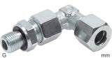 Ausgewähltes Bild der Sammlung - Kompressions-Winkelfittings Edelstahl G-Gewinde Männlich Verstellbar