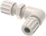 Ausgewähltes Bild der Sammlung - Kompressions-Winkelfittings Kunststoff-Durchgangsverschraubung
