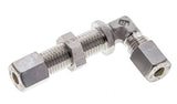Ausgewähltes Bild der Sammlung - Kompressions-Winkelfittings Edelstahl-Durchgangsverschraubung
