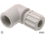 Ausgewähltes Bild der Sammlung - Kompressions-Winkelfittings Kunststoff G-Gewinde Weiblich