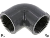 Ausgewähltes Bild der Sammlung - PVC Winkelfittings 90 Grad Mit Innengewinde PN16