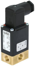 Magnetventil 3/2-Wege G1/4'' Mischen Messing FKM 0-6bar/87psi 24VDC 0330 58316