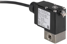 Magnetventil NPT 1/8'' NC Edelstahl FKM -1-12bar/-15-174psi 24VDC 2873 255656