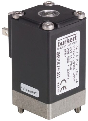 Magnetventil 32x32 mm SFB Flansch NC Edelstahl FKM -1-16bar/-15-232psi 24VDC Sauerstoff fett-/ölfrei 2873 256658