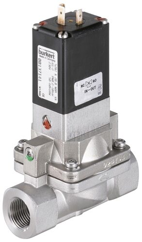 Magnetventil 50 Mm Flansch NC Messing EPDM 0.2-16Bar/3-232Psi 24VDC Wasserschlagschutz 5282 355262