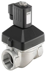 Magnetventil NPT 1 1/2'' NC Edelstahl FKM 0-10bar/145psi 24VAC/DC Wasserschlagschutz 6213 333733