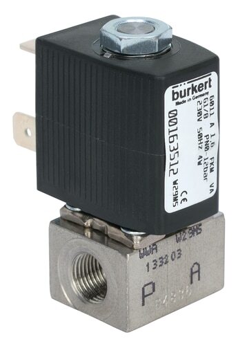 Magnetventil G1/8'' NC Edelstahl FKM 0-12bar/174psi 24VDC 6011 208372