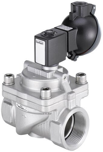 Magnetventil G1 1/4'' NC Edelstahl FKM 0,2-16bar/3-232psi 24VAC/DC Anti-Waterhammer ATEX 6281 349748