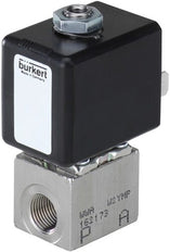 Magnetventil 3/2-Wege G1/8'' NC Edelstahl FKM 0-7.5bar/109psi 24VDC 7012 380137