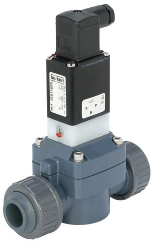 Magnetventil 63 mm Klebemuffen NC PVC FKM 0,5-6bar/7-87psi 24VAC 0142 54887