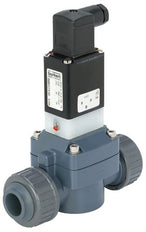 Magnetventil 63 mm Klebemuffen NC PVC FKM 0,5-6bar/7-87psi 24VAC 0142 54887