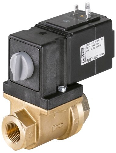 Magnetventil G3/8'' NO Messing NBR 0-2bar/29psi 24VAC/DC Vakuum 131 64258