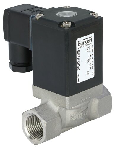 Magnetventil G1/2'' NC Edelstahl FKM 0-16bar/232psi 220VAC Vakuum Wasserschlagschutz 0290 22786