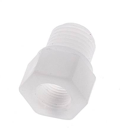 Reduzierring G1/8'' Innengewinde x G1/4'' Außengewinde Polypropylen (pp) 10bar (140,5psi) FDA 17mm Sechskant