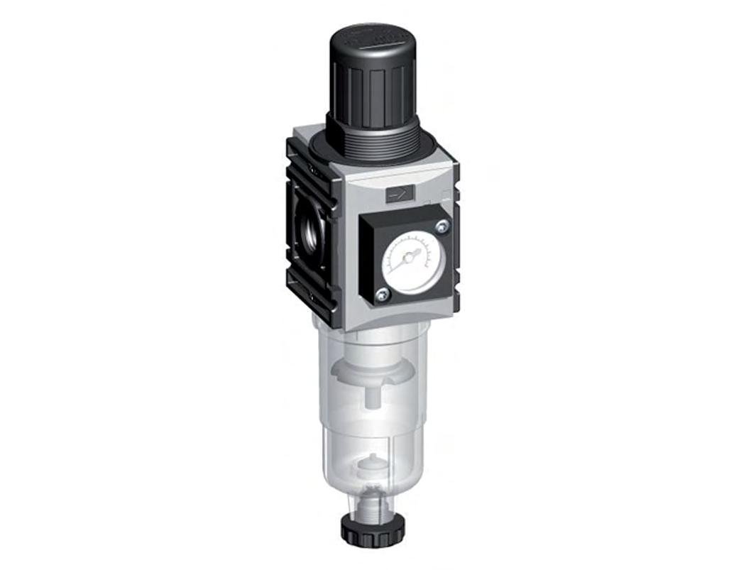 Filter-Regler G1/4'' 1000l/min 0,5-8,0bar/7-116psi Futura 0