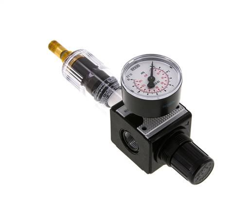 Filterregler G3/8'' 1600l/min 0.2-6.0bar/3-87psi Auto Polycarbonat Multifix 1