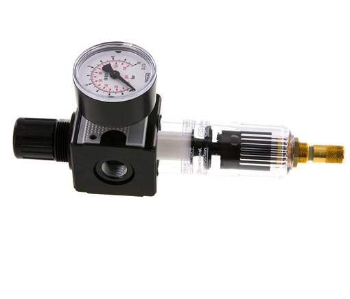 Filterregler G3/8'' 1600l/min 0.2-6.0bar/3-87psi Auto Polycarbonat Multifix 1