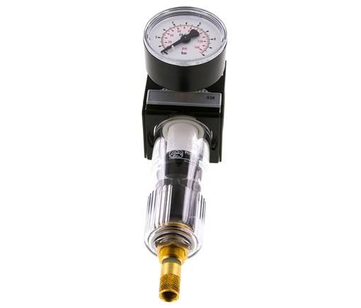 Filterregler G3/8'' 1600l/min 0.2-6.0bar/3-87psi Auto Polycarbonat Multifix 1
