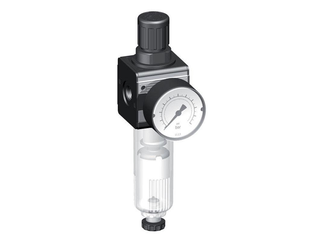 Filter-Regler G3/8'' 1600l/min 0,2-6,0bar/3-87psi Multifix 1
