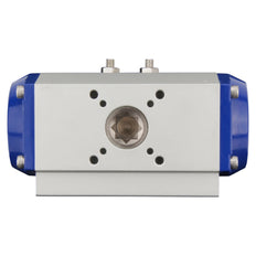 G1-1/2'' 3-Wege T-Anschluss Edelstahl Pneumatischer Kugelhahn Feder offen - BL3SA