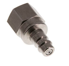 Edelstahl DN 7.2 (Euro) Luftkupplungsstecker G 3/8 Zoll Innengewinde Doppelabsperrung