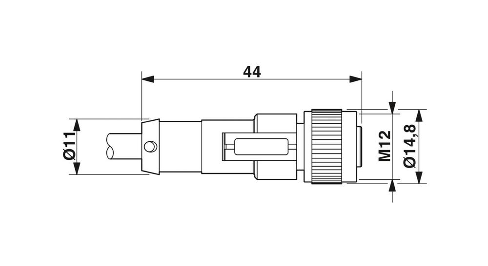 Phoenix Contact Sensor-/Aktor-Kabel mit Stecker - 1668124