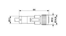 Phoenix Contact Sensor-/Aktor-Kabel mit Stecker - 1683002