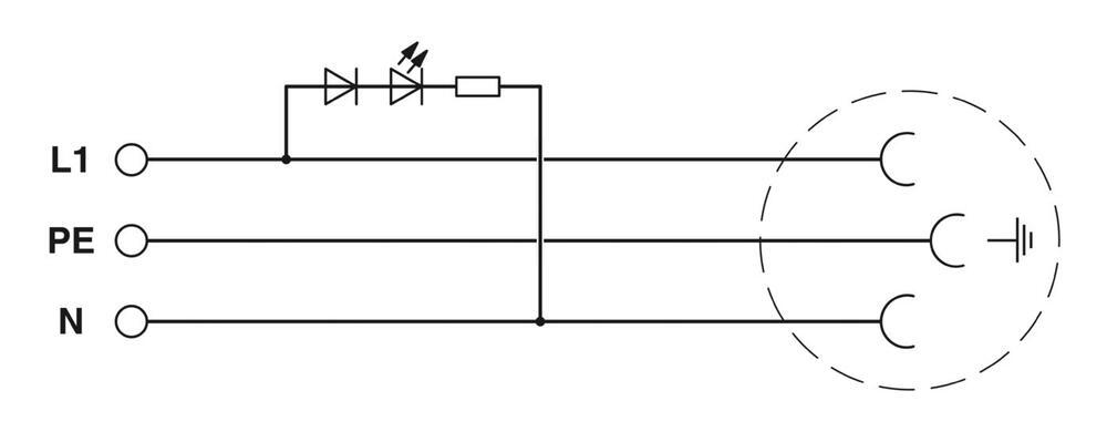 Phoenix Contact Wandsteckdose Modular - 0804027