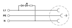 Phoenix Contact Wandsteckdose Modular - 0804027