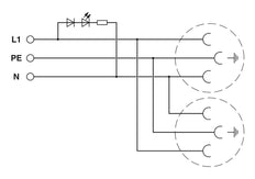 Phoenix Contact Wandsteckdose Modular - 0804037