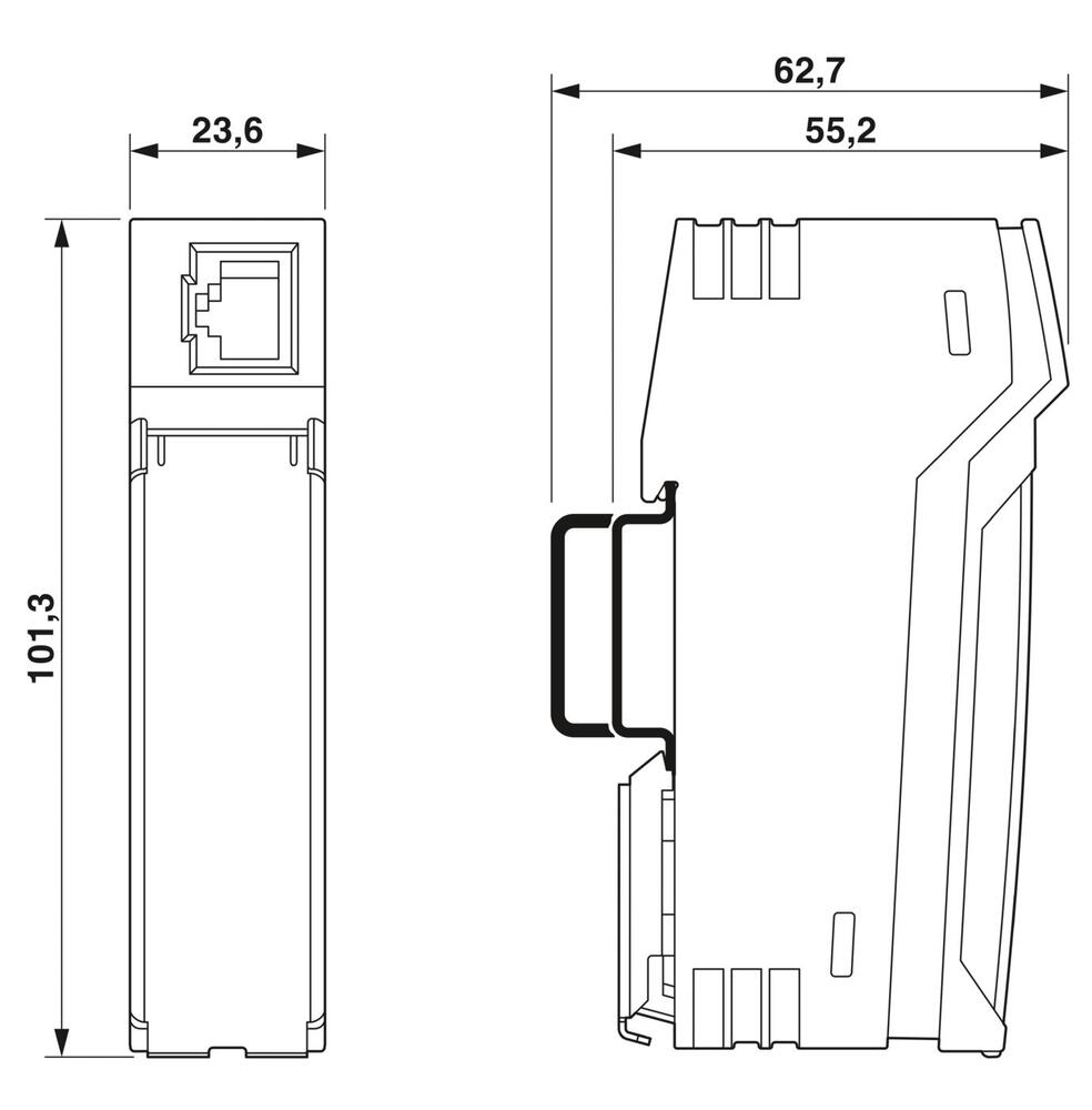 Phoenix Contact Patchkabel Verdrilltes Paar für Die Industrie - 2703016