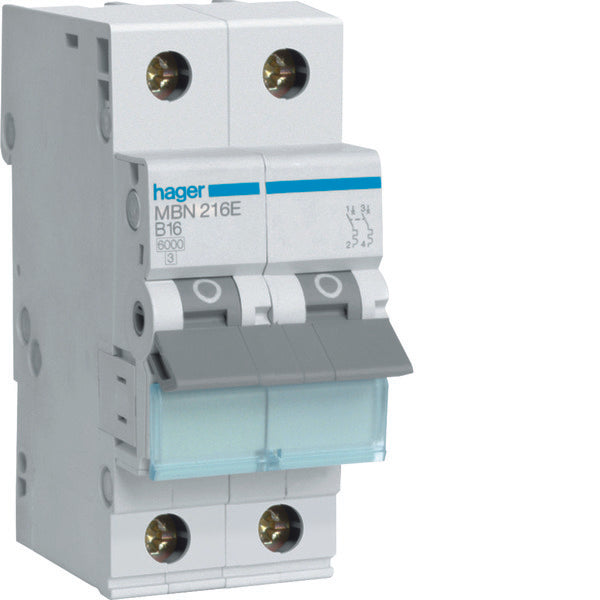 Hager MBN-Schutzschalter - MBN216E