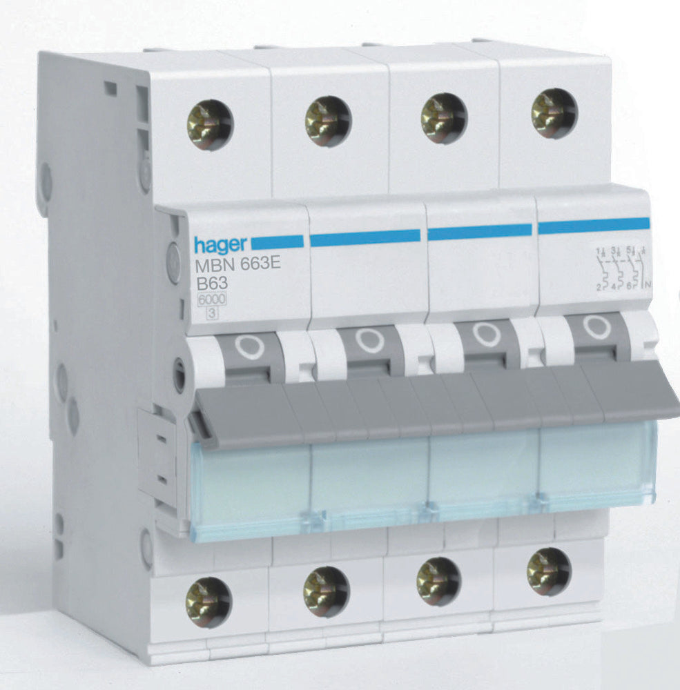 Hager MBN-Schutzschalter - MBN663E