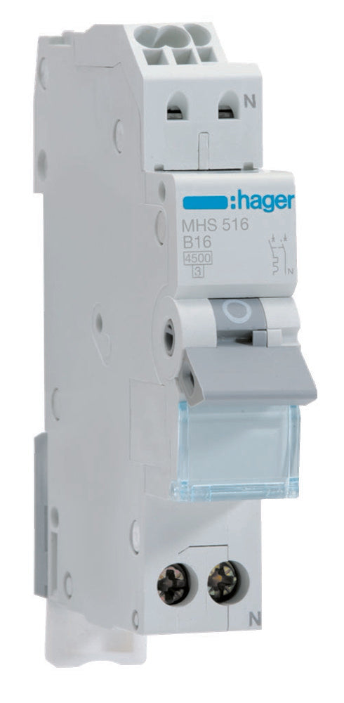 Hager QuickConnect-Schutzschalter - MHS516