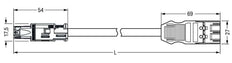 Wago Patchkabel Einstellbare Gebäudeinstallation - 774-9993/1507-701
