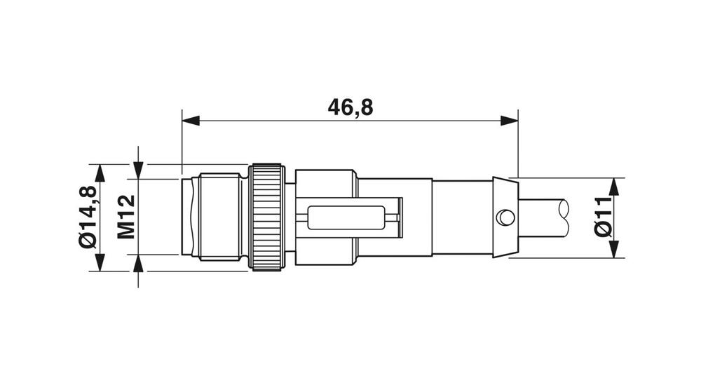 Phoenix Contact Sensor-/Aktor-Kabel mit Stecker - 1408750