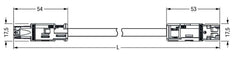 Wago Patchkabel Einstellbare Gebäudeinstallation - 774-9973/006-705