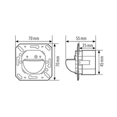 ESYLUX Basic Bewegungsschalter (komplett) - EB10430459