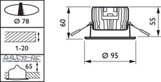 Philips Coreline Downlight/Scheinwerfer/Flutlicht - 38289699