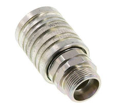 Stahl DN 12,5 Hydraulikkupplung Muffe 18 mm L Druckring ISO 7241-1 A/8434-1 D 20,5 mm