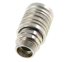 Stahl DN 12,5 Hydraulikkupplung Muffe 18 mm L Druckring ISO 7241-1 A/8434-1 D 20,5 mm