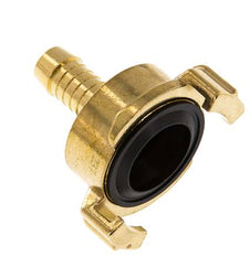 13 mm (1/2'') Hose Barb GEKA Gartenschlauch Messingkupplung Drehbar im entkuppelten Zustand