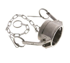 Camlock DN 40 (1 1/2'') Edelstahl-Kupplungsendkappe Typ DC MIL-C-27487