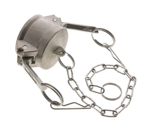 Camlock DN 40 (1 1/2'') Edelstahl-Kupplungsendkappe Typ DC MIL-C-27487
