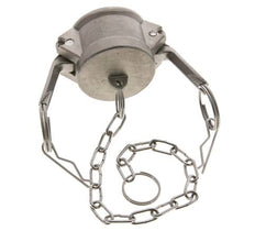 Camlock DN 40 (1 1/2'') Edelstahl-Kupplungsendkappe Typ DC MIL-C-27487