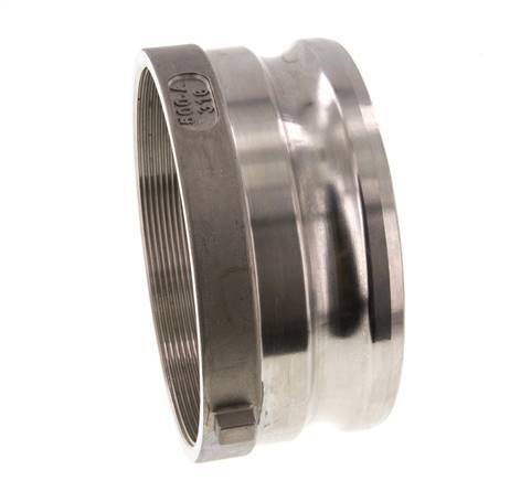 Camlock DN 120 (5'') Edelstahlkupplung Rp 5'' Innengewinde Typ A MIL-C-27487