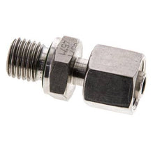 8L & M12x1,5 Edelstahl-Drehgelenk mit Außengewinde 315 bar FKM Einstellbar ISO 8434-1