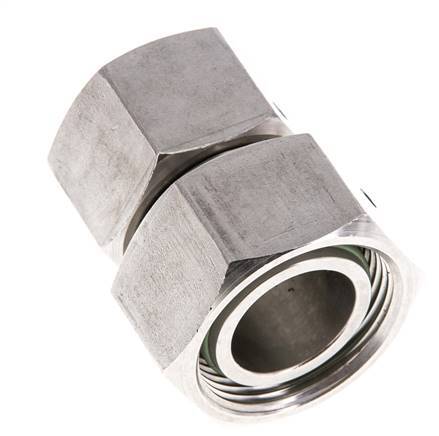 22L & 28L Edelstahl gerade mit Drehgelenk 160 bar FKM O-Ring Dichtungskonus ISO 8434-1